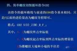 g92内螺纹编程格式